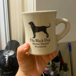Black Dog coffee mug